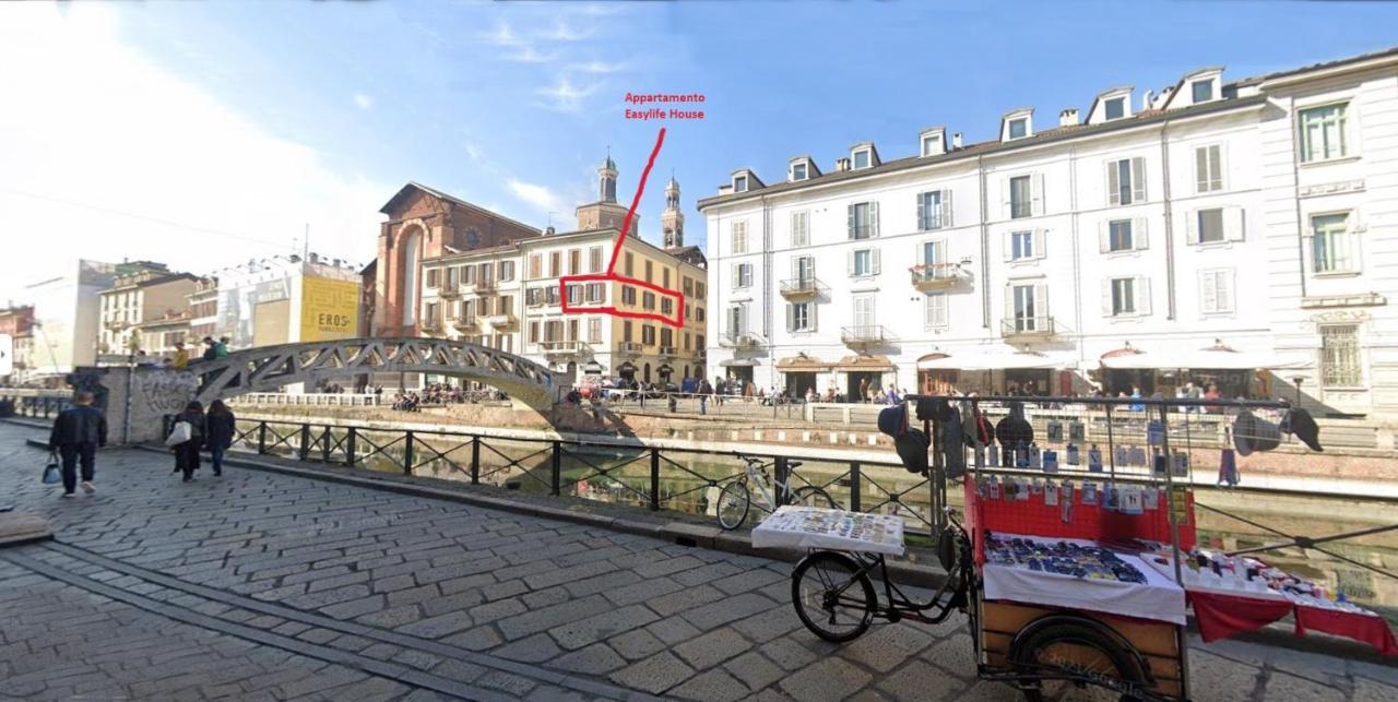 Easylife - Splendido Appartamento Con Vista Sul Naviglio Grande 米兰 外观 照片